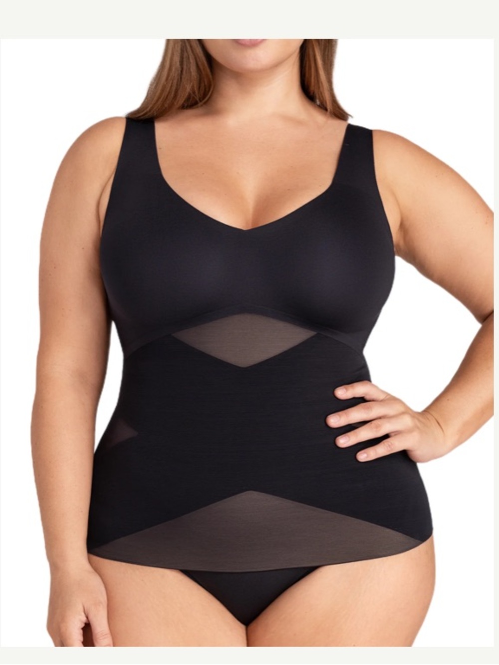 NWT Honeylove LiftWear Tank in runway black